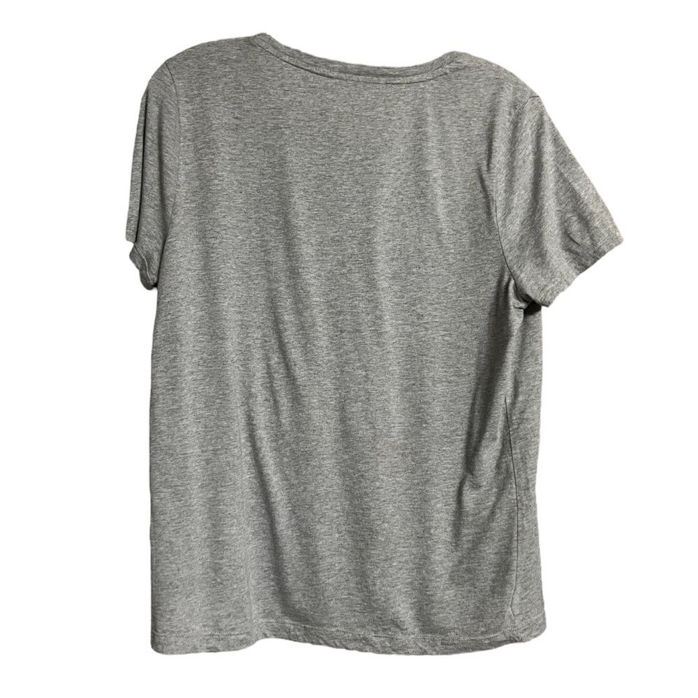Tommy Hilfiger Heather Grey Heart Short Sleeve T Shirt Sz L - Picture 2 of 9